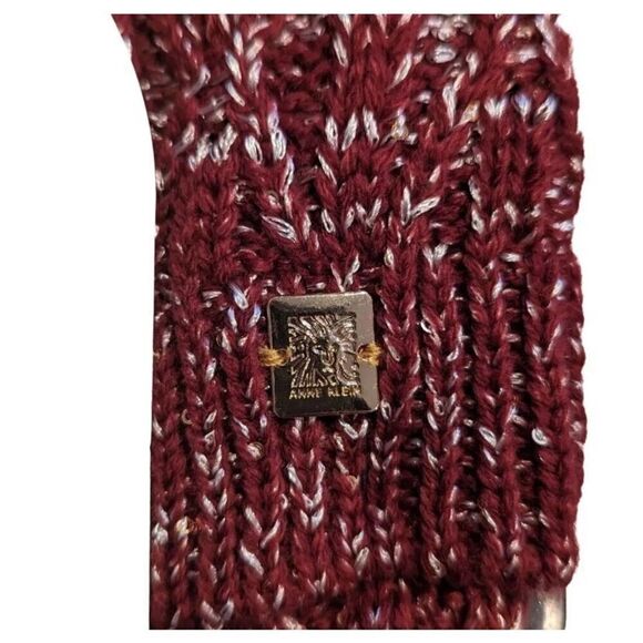 Nwt Anne Klein Knit Scarf Hat Set Winter Snow Snowboarding Ski - Picture 3 of 9